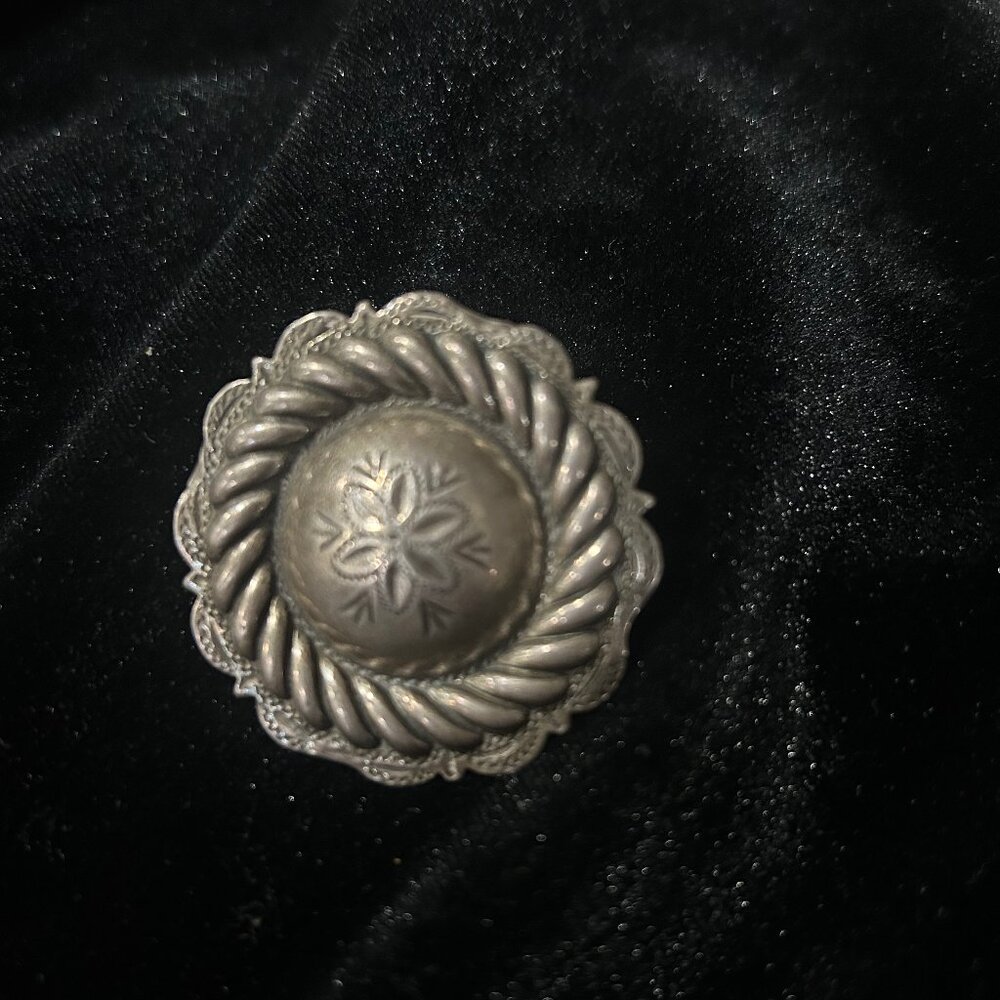 Vintage Sterling Silver Scarf Cinch